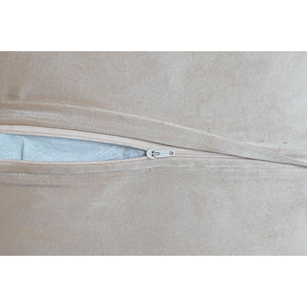 Cuscino DKD Home Decor Dorato Poliestere Fiori (45 x 10 x 45 cm)