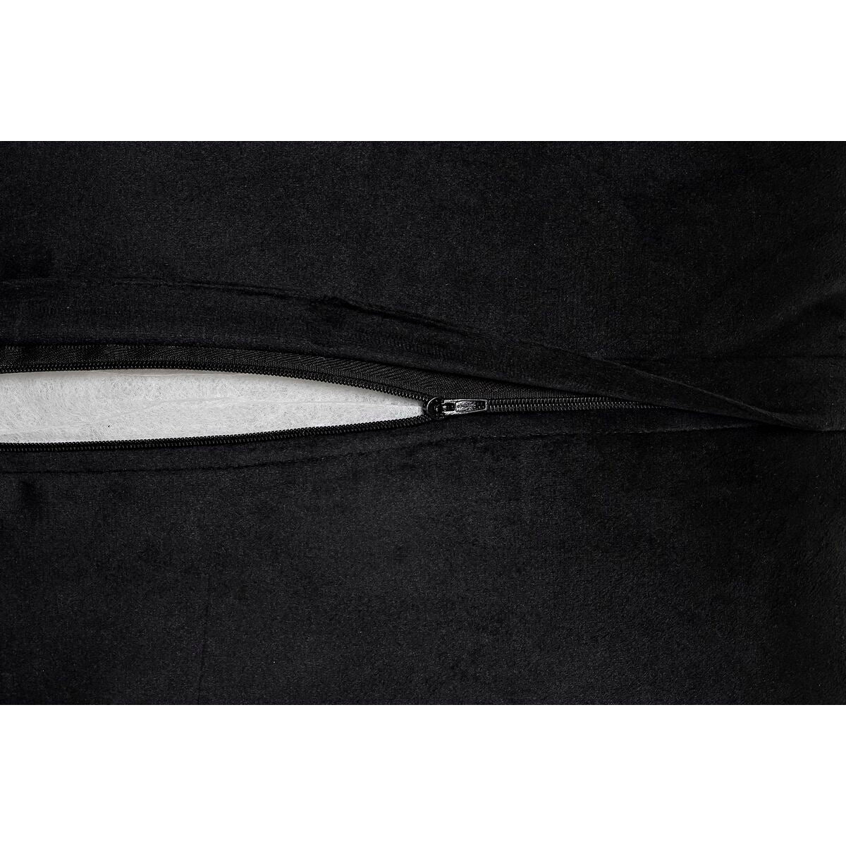 Cuscino DKD Home Decor Nero Dorato Poliestere Arabo (45 x 10 x 45 cm)