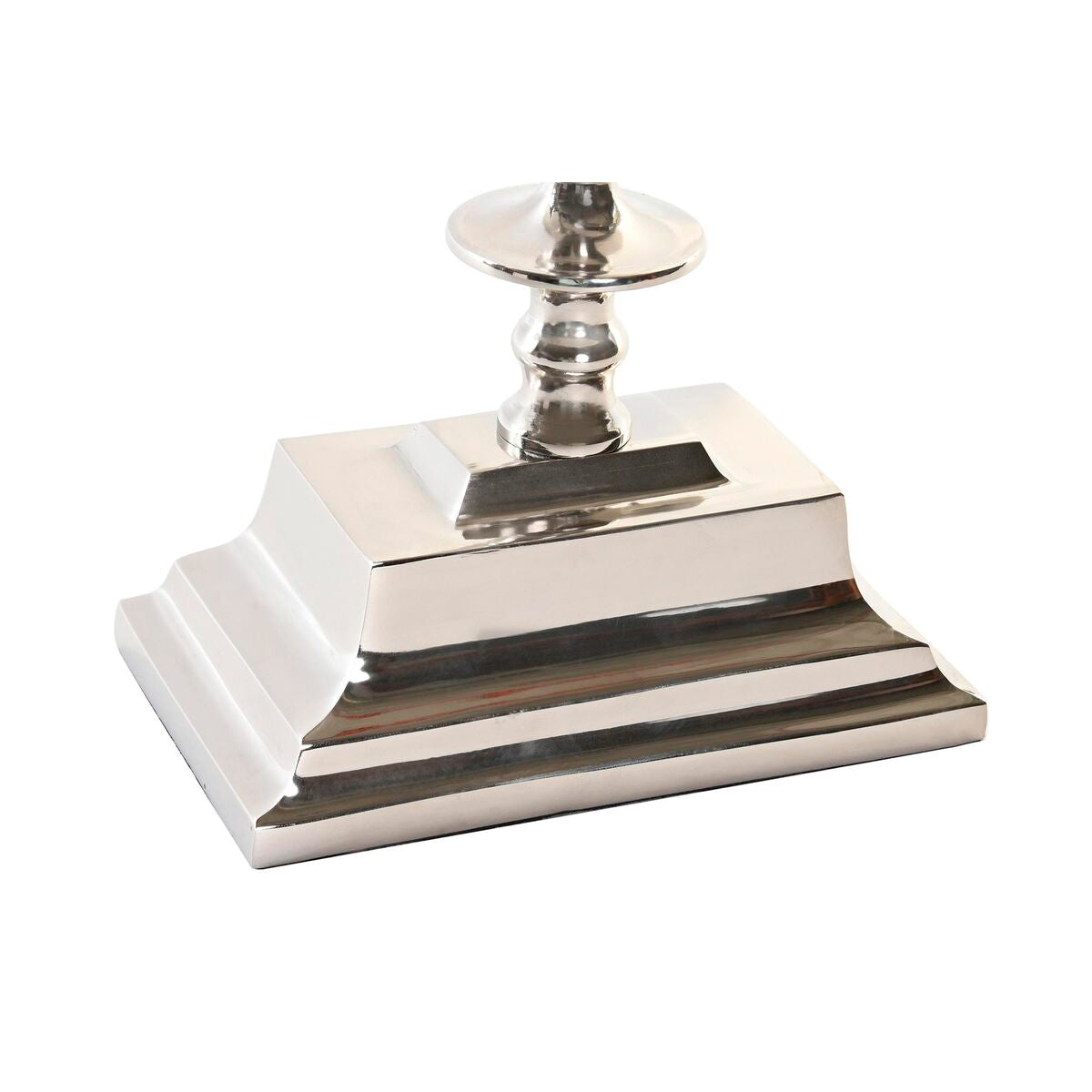 Orologio da Tavolo DKD Home Decor 23 x 8 x 30 cm Argentato Alluminio