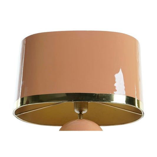 Lampada da tavolo DKD Home Decor Rosa Dorato Metallo Ferro 50 W (37 x 21 x 52 cm)