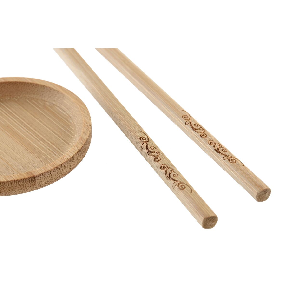 Set per Sushi DKD Home Decor Naturale Bambù Orientale