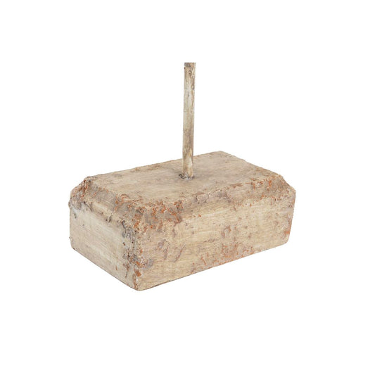 Statua Decorativa DKD Home Decor Finitura invecchiata Bianco Ali d'Angelo Magnesio (26 x 11 x 65 cm)