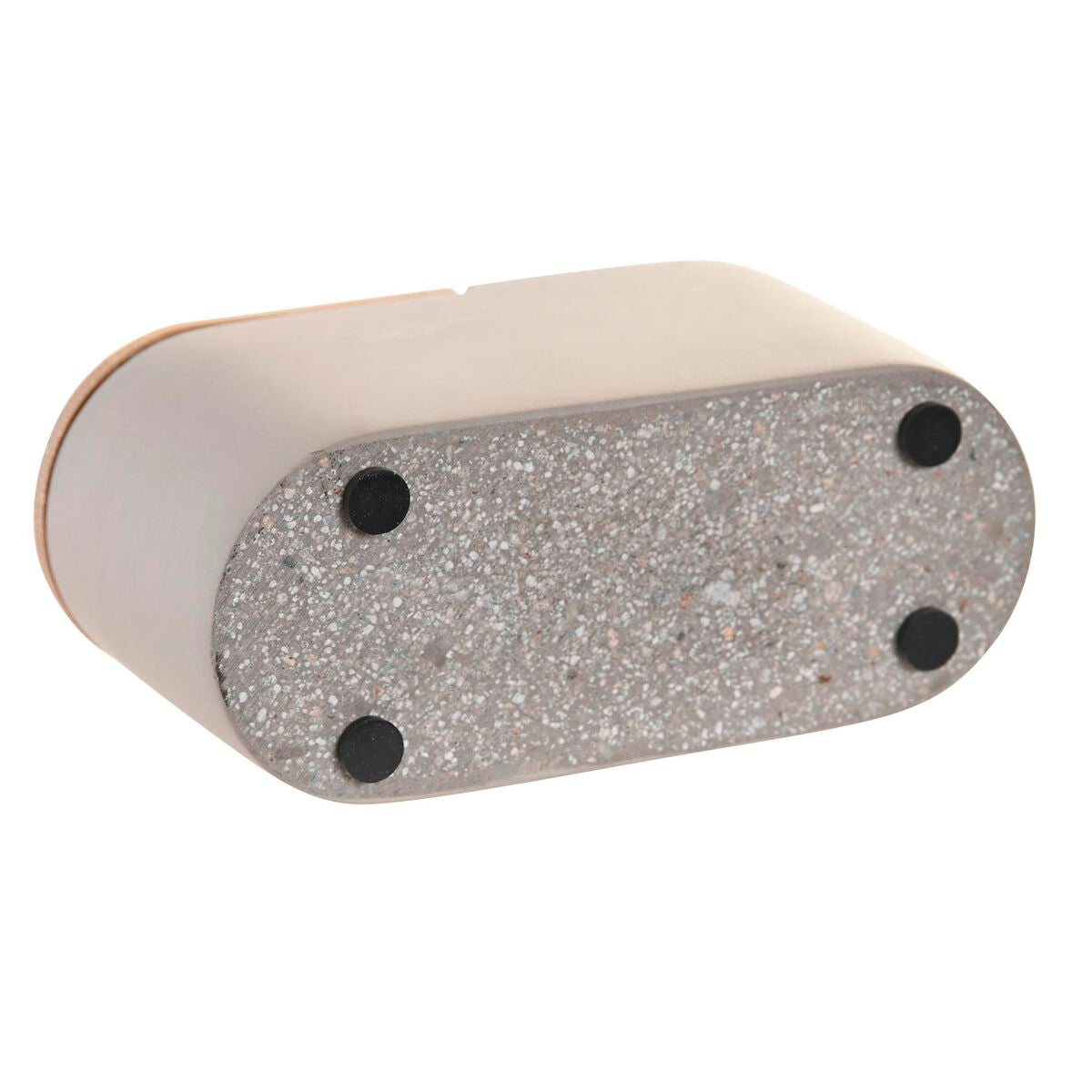 Bicchiere DKD Home Decor Naturale Grigio Cemento Bambù (11 X 4,5 X 6 CM)
