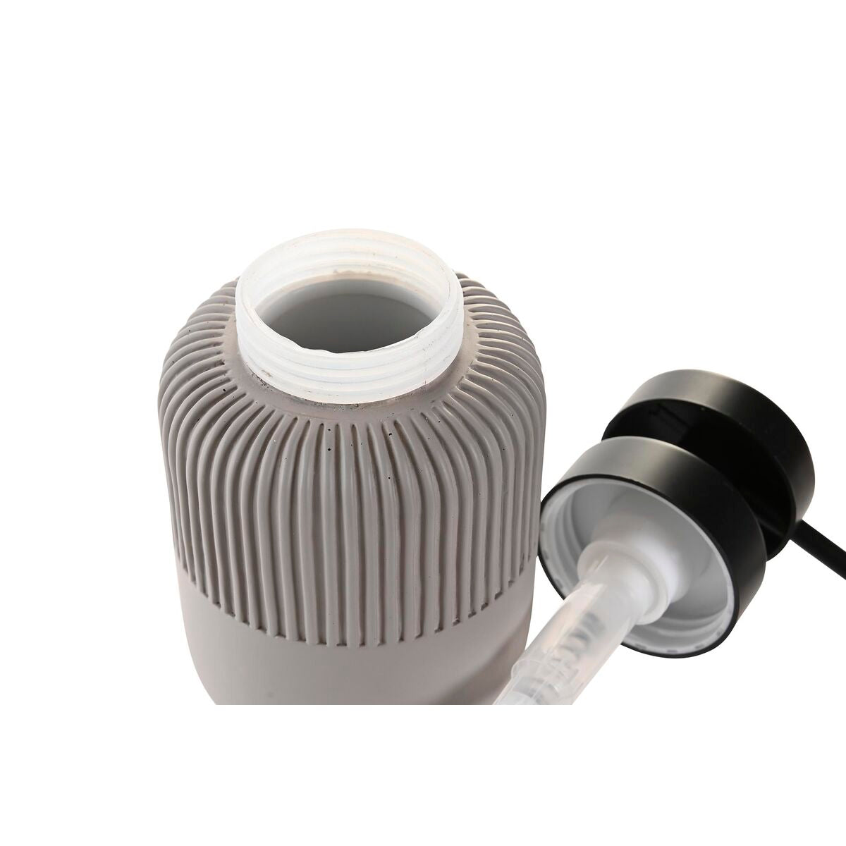 Dispenser di Sapone DKD Home Decor Cemento PP (7 x 7 x 15 cm)