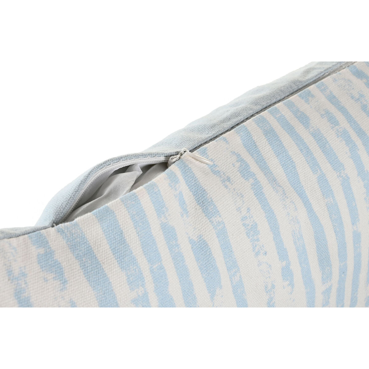 Cuscino DKD Home Decor Righe Azzurro Bianco Mediterraneo (50 x 15 x 30 cm)