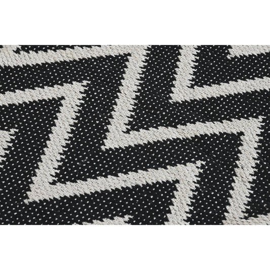 Tappeto DKD Home Decor Zig zag Bicolore Città (120 x 180 x 1 cm)
