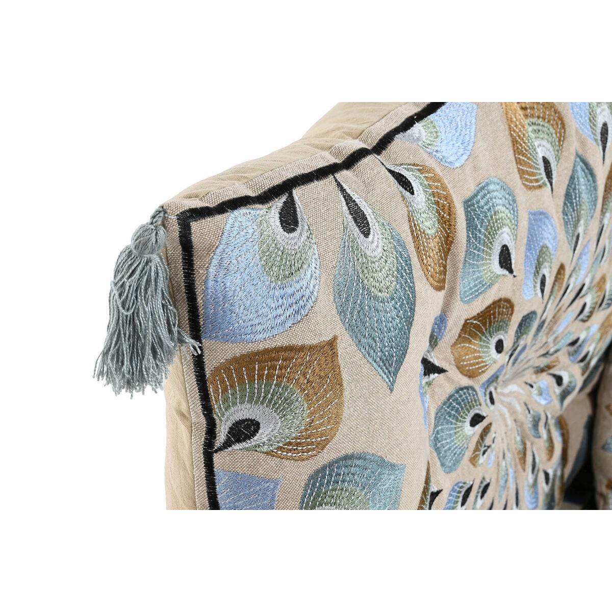 Poltrona da giardino DKD Home Decor 155 x 76 x 65 cm 150 x 76 x 20 cm Beige Azzurro