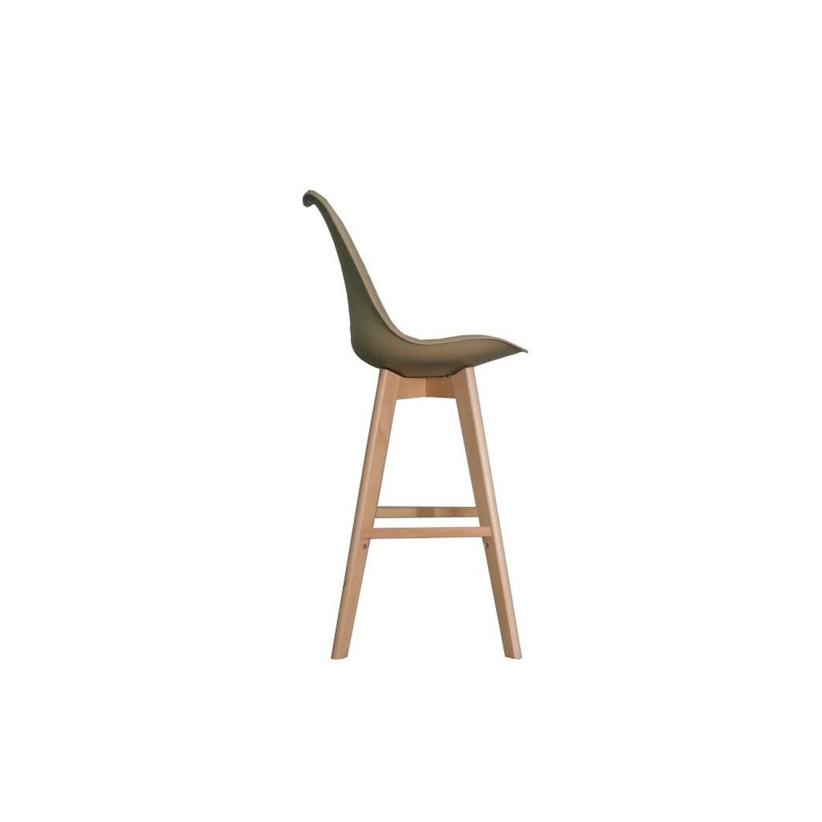 Sgabello DKD Home Decor 48,5 x 55 x 109 cm Beige Poliuretano Faggio