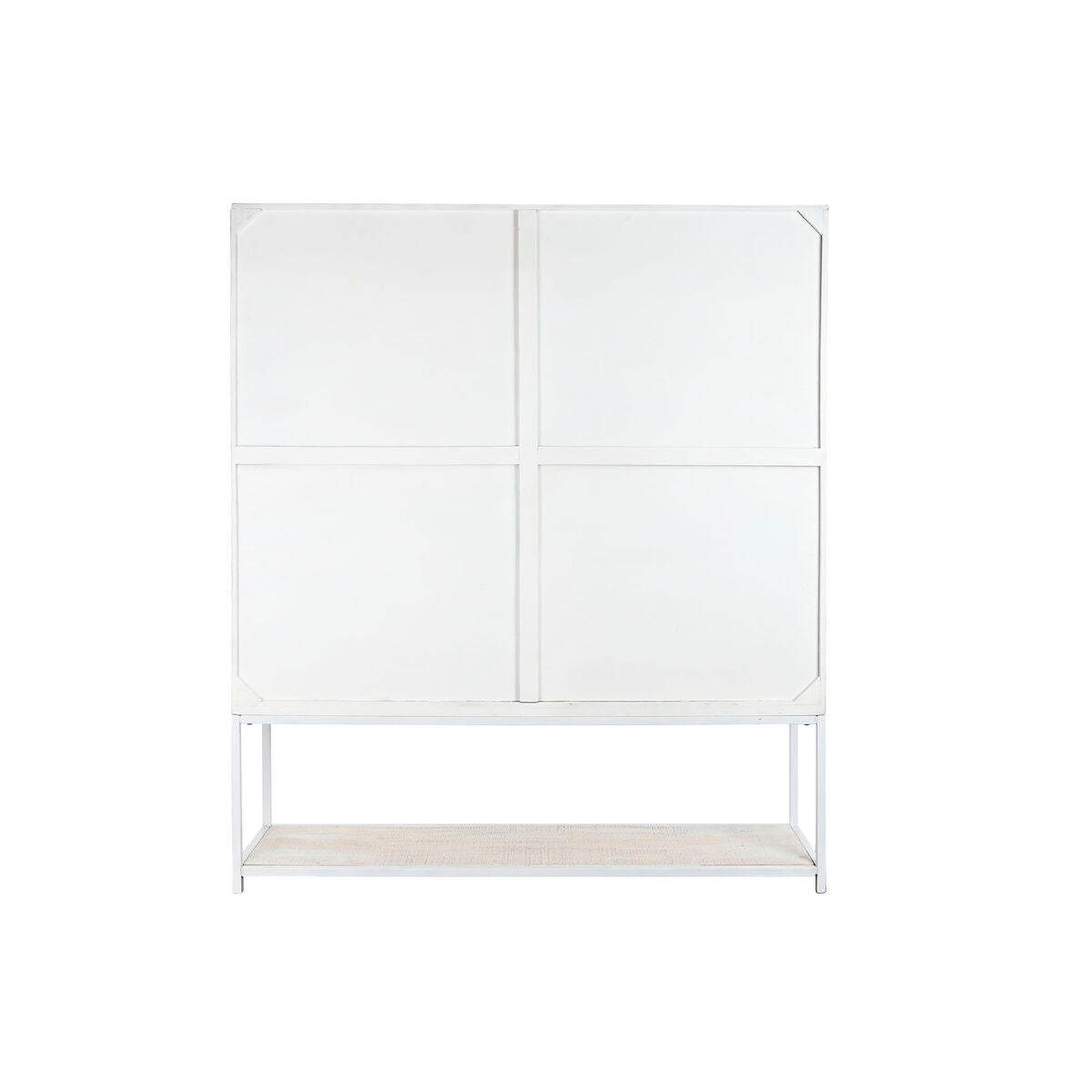 Scaffale DKD Home Decor Bianco Nero Metallo Legno di mango 170 x 45 x 200 cm
