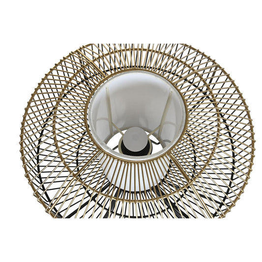 Lampada da Terra DKD Home Decor 39 x 39 x 103 cm Nero Dorato Ferro 220 V 50 W