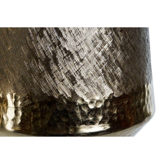 Centrotavola DKD Home Decor Dorato Argentato Romantico 19 x 19 x 20 cm (2 Unità)