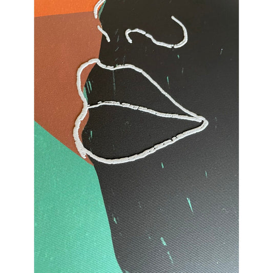 Quadro DKD Home Decor 84 x 4,5 x 123 cm Donna Coloniale (2 Unità)