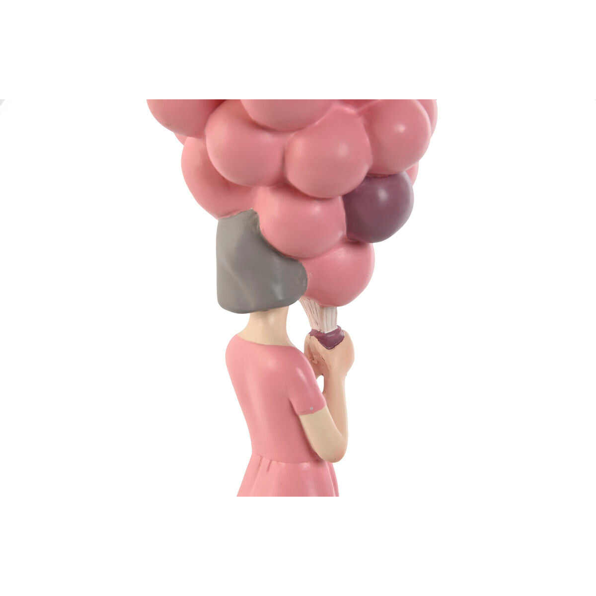 Statua Decorativa Home ESPRIT Rosa Malva chica 11 x 11,7 x 32 cm