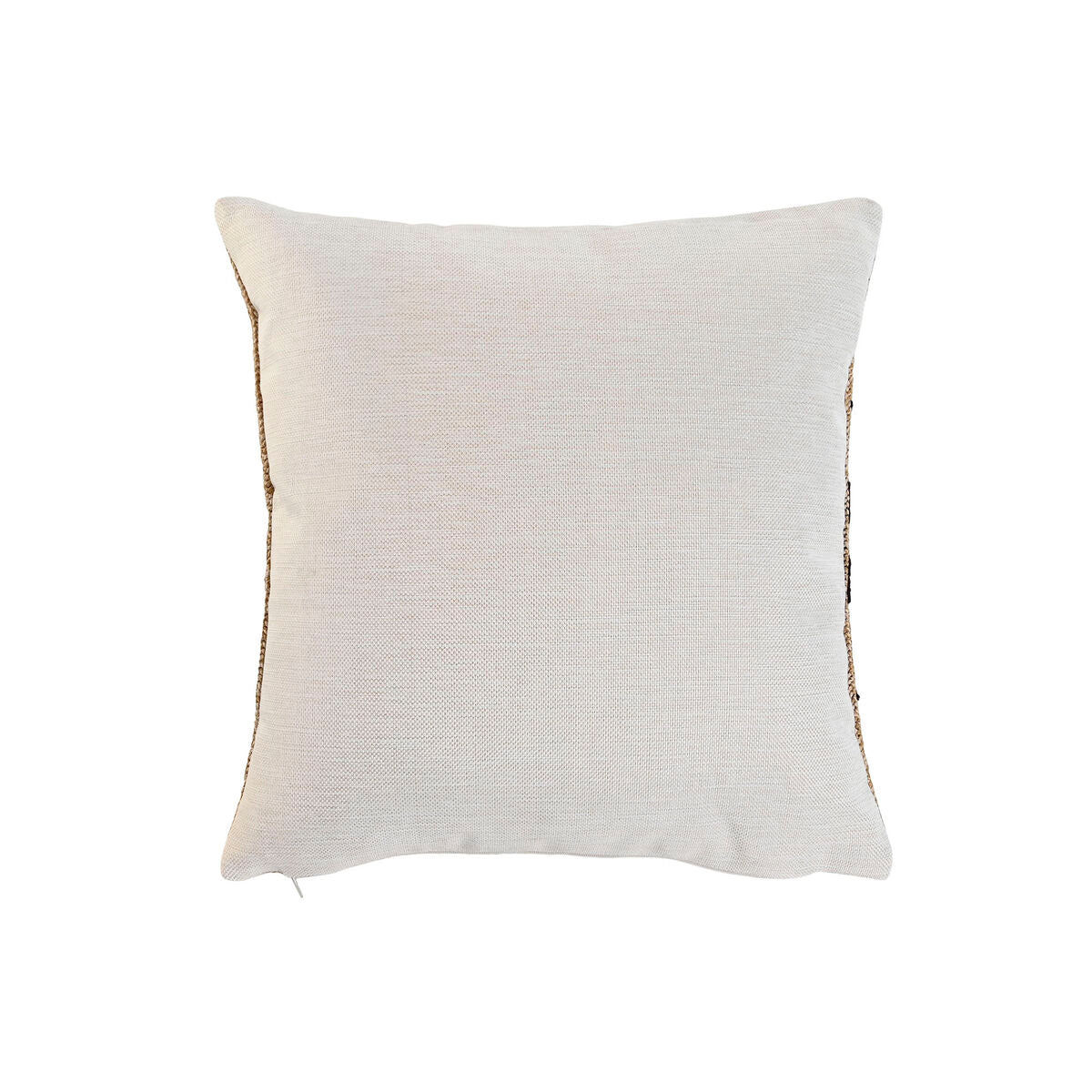 Cuscino Home ESPRIT Nero Naturale 42 x 15 x 42 cm