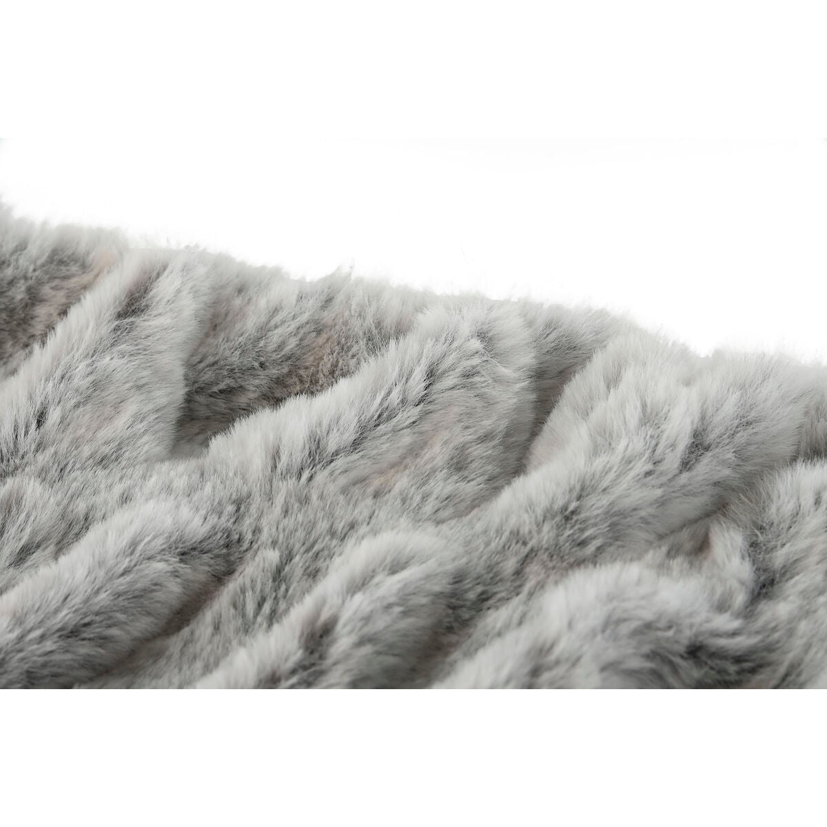 Coperta Home ESPRIT Grigio 130 x 170 x 2 cm