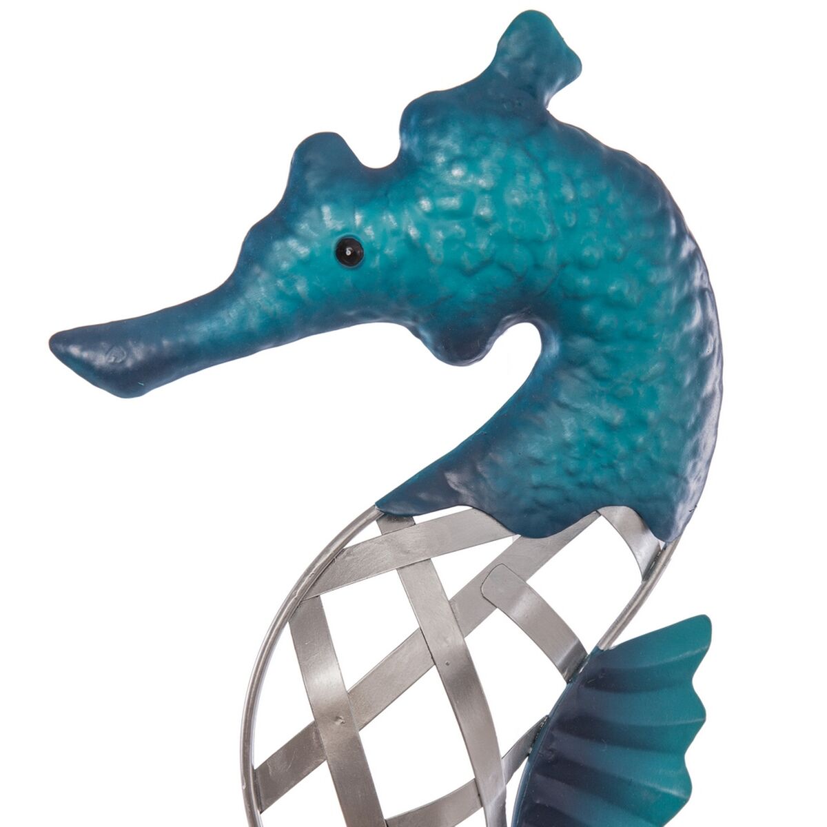Quadro Cavaliere del Mare Metallo 20 x 46 cm
