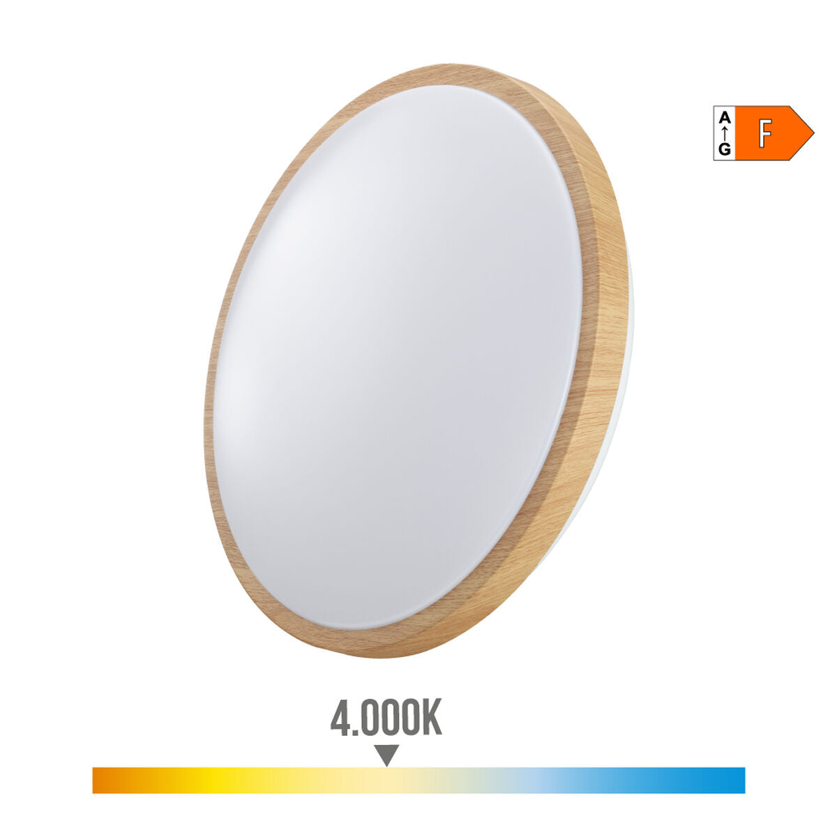 Applique LED EDM Circolare Superficie 18 W Ø 33 x 7,3 cm (4000 K)