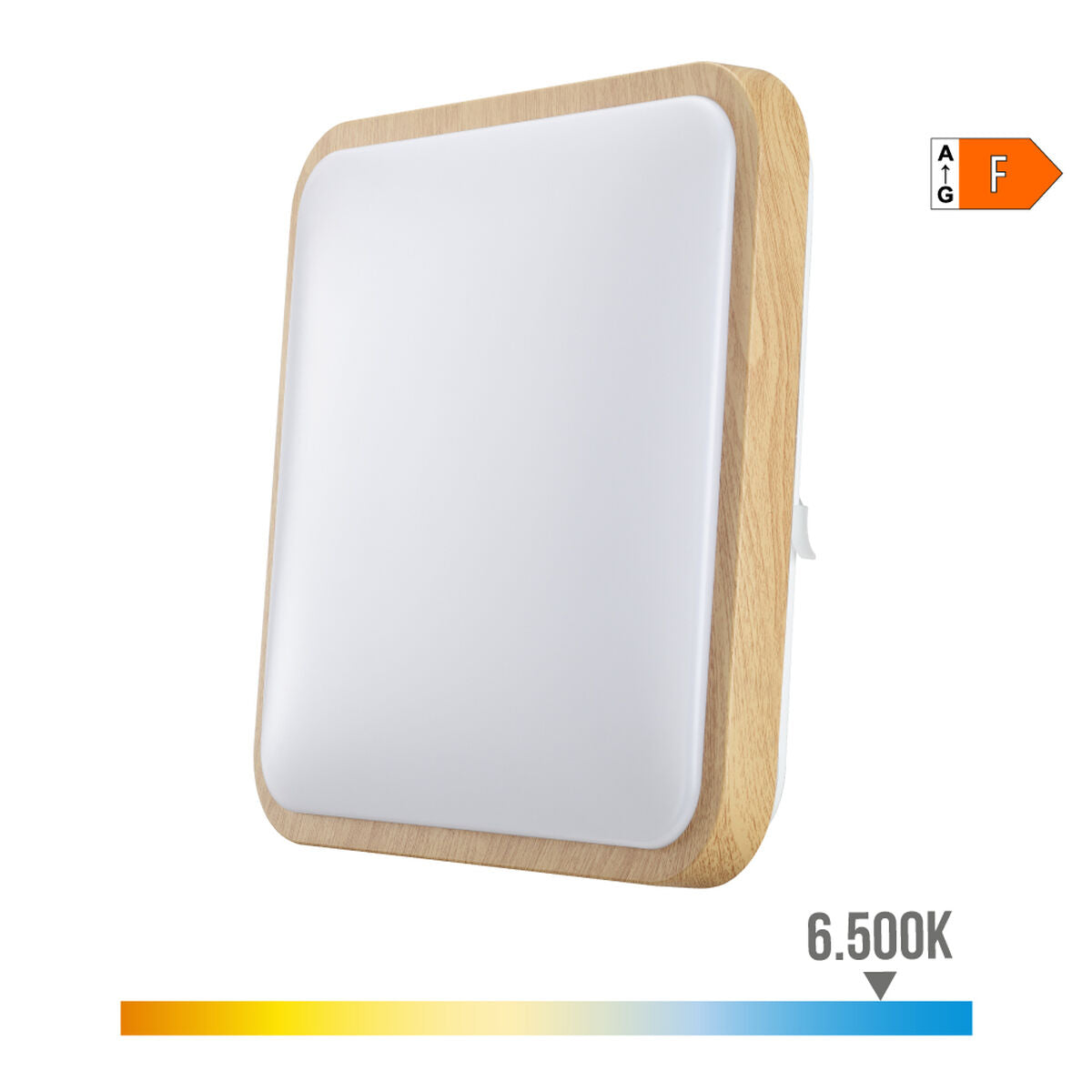 Applique LED EDM Quadrato Superficie 18 W 33 x 33 x 7 cm (6400 K)