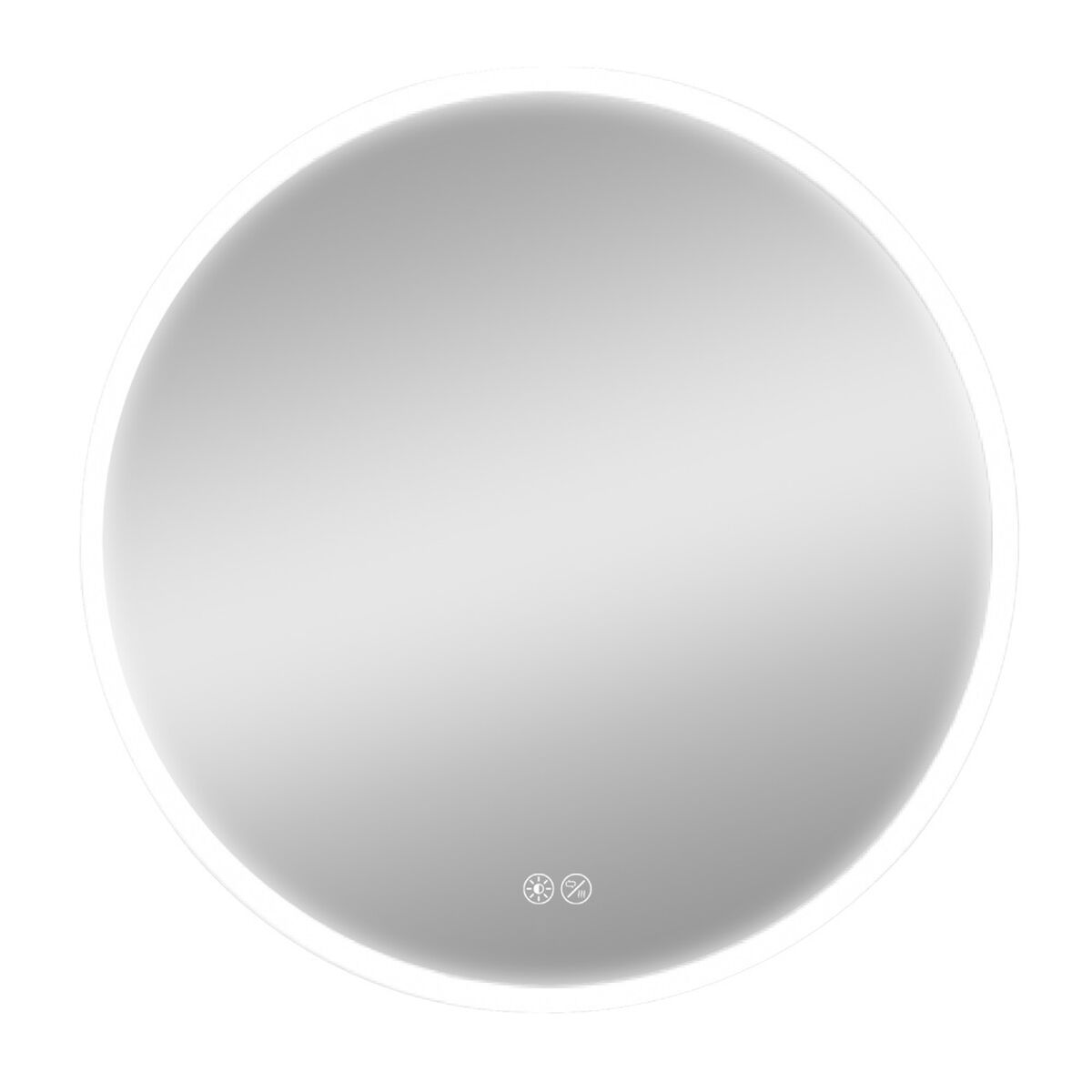 Specchio da parete EDM Rotondo Luce LED 20 W Ø 60 cm