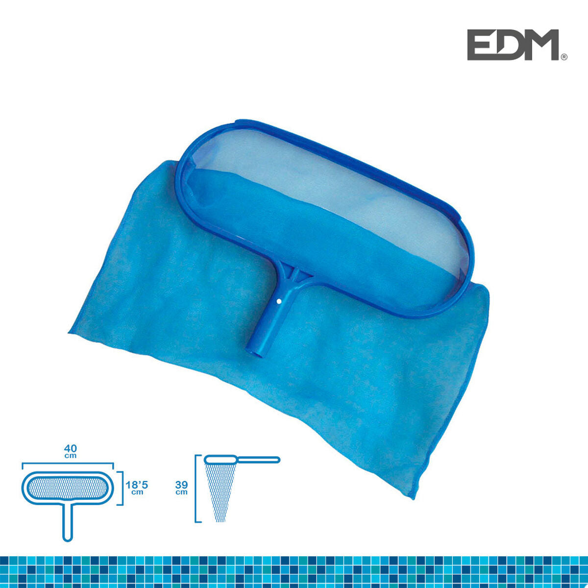 Retino piscina raccolta foglie EDM Classic (40 x 18,5 cm)