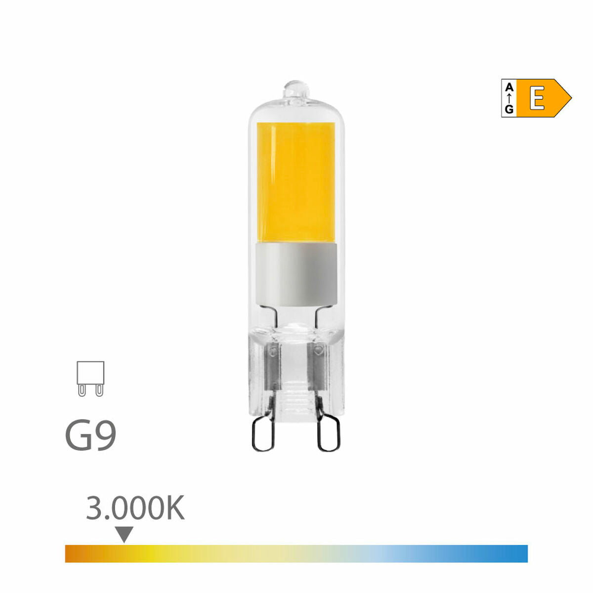 Lampadina LED EDM 5 W 550 lm E G9 (3000 K)