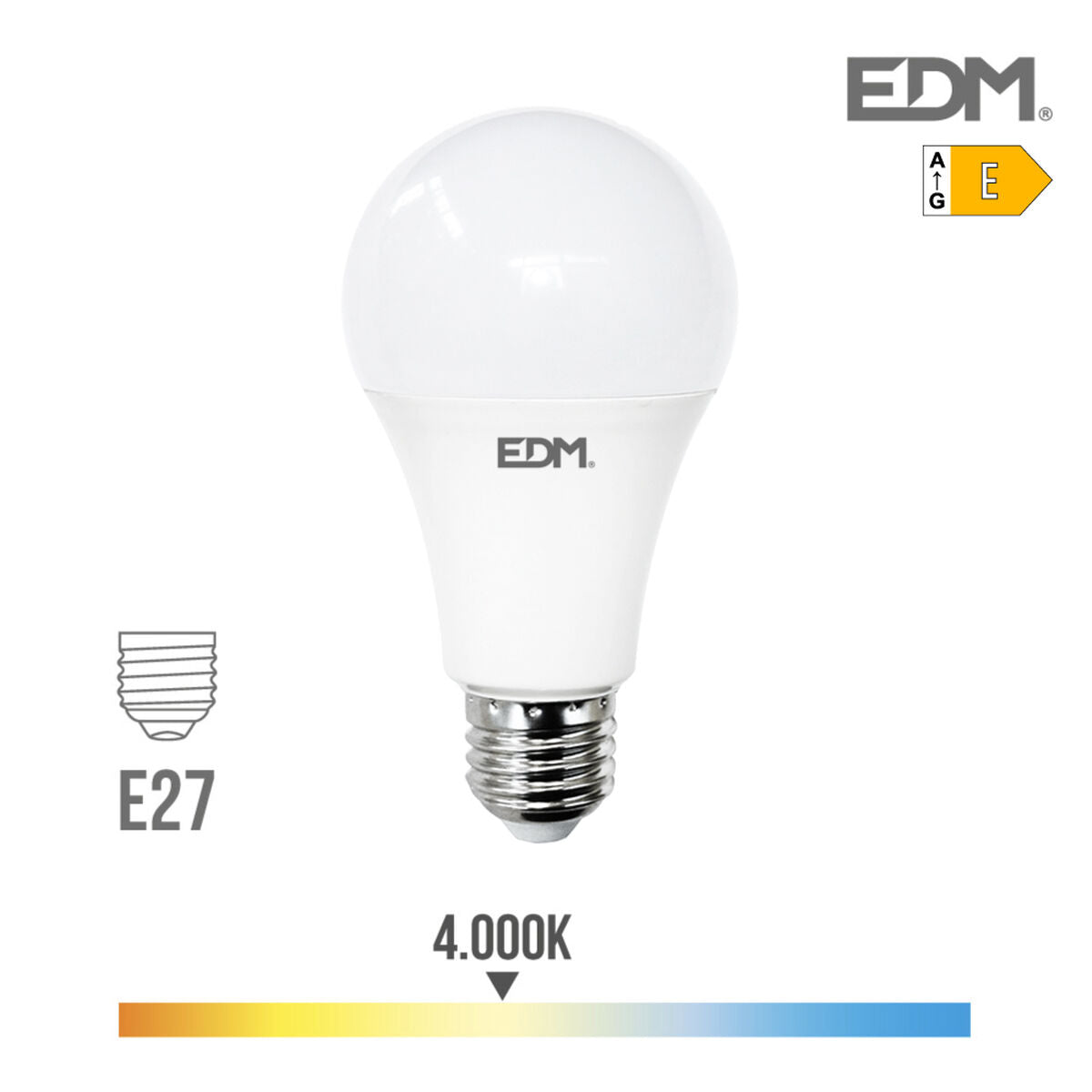 Lampadina LED EDM E27 E 2700 lm 24 W (4000 K)