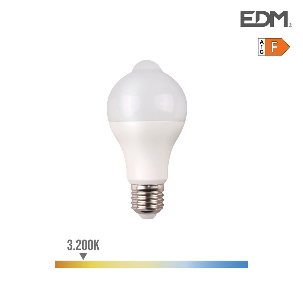 Lampadina LED EDM 12W E27 A+ 1055 lm (3200 K)