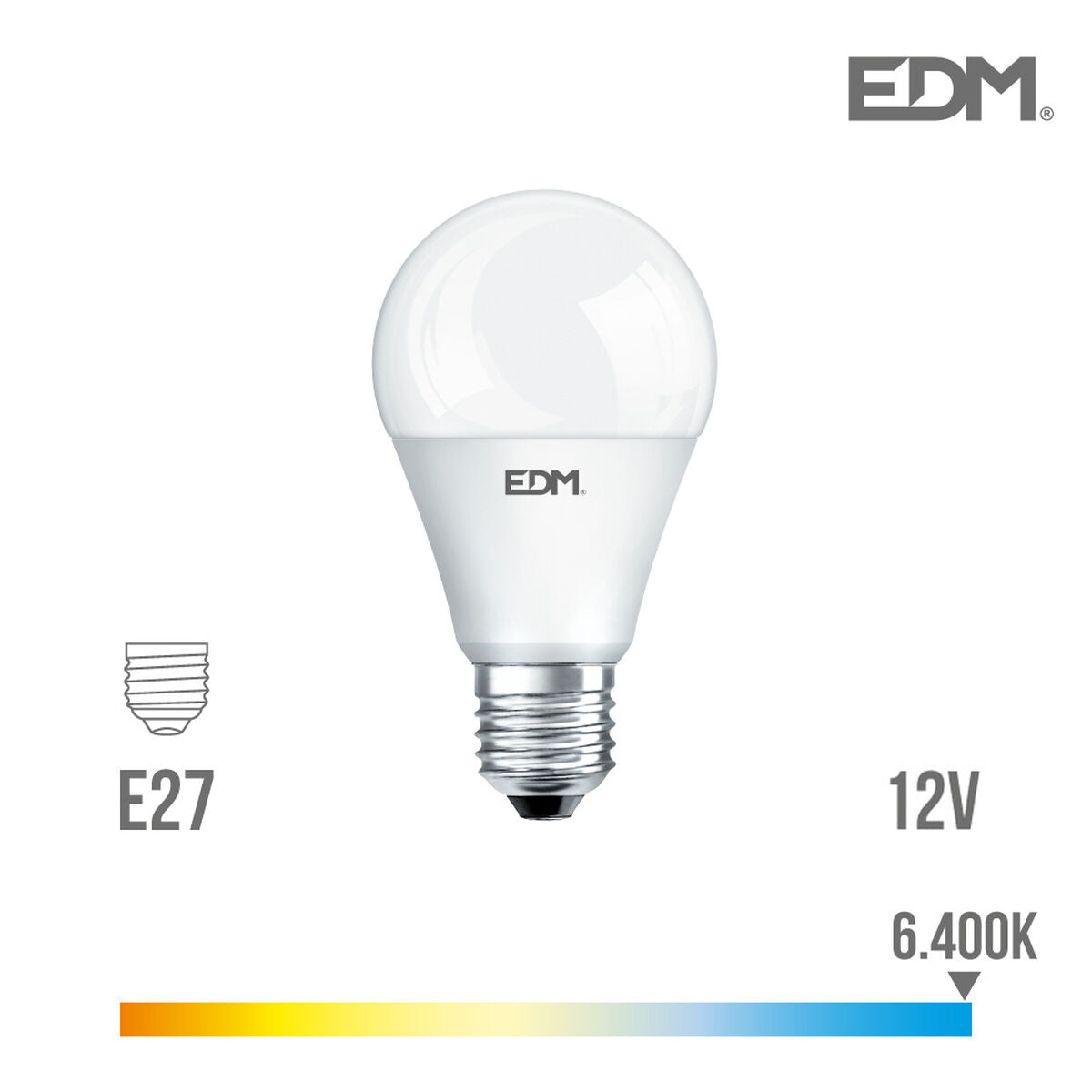 Lampadina LED EDM E27 A+ 10 W 810 Lm (6400K)