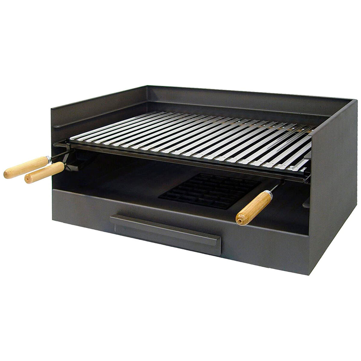 Barbecue Imex el Zorro Carbone Grill Centrotavolo Nero (61 x 40 x 32 cm)