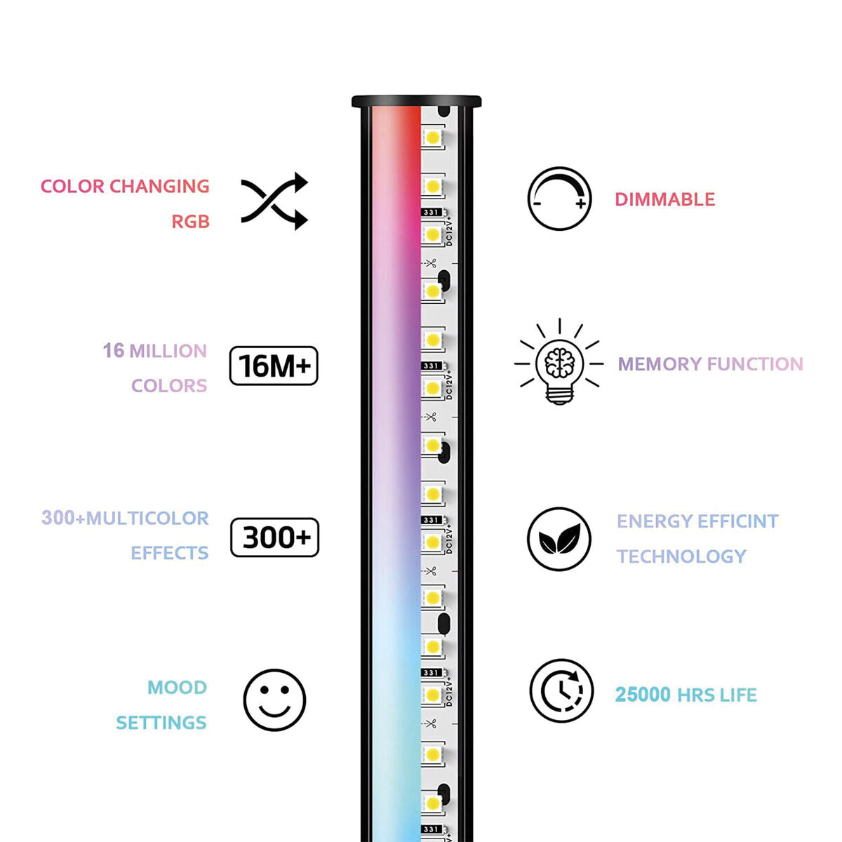 Lampada da Terra KSIX 12 W (140 cm)