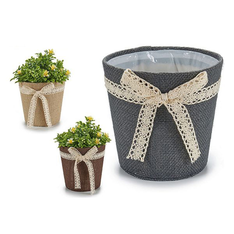 Vaso Stoffa (15 x 14,5 x 15 cm) (16 x 14,5 x 16 cm) (16 x 14,5 x 16 cm)