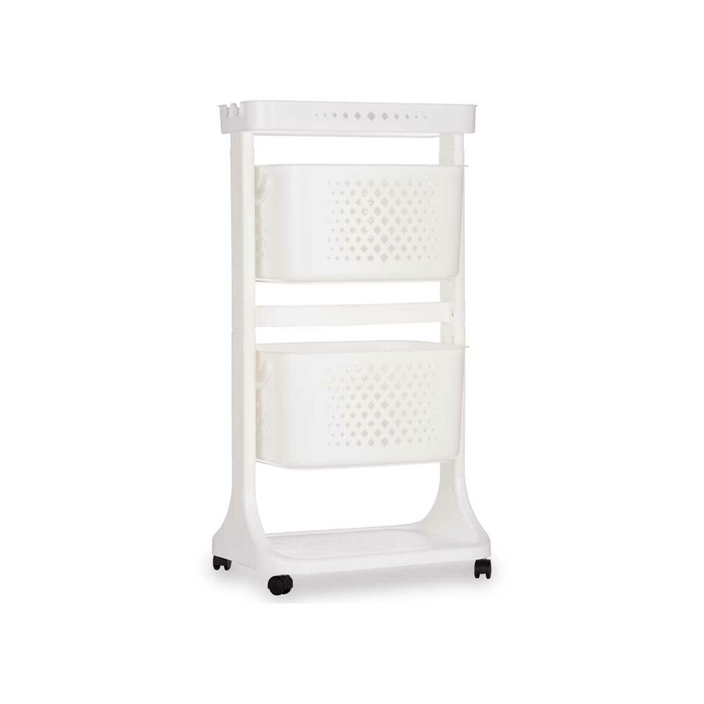 Carrello per Verdure Bianco polipropilene (33 x 81 x 44 cm)