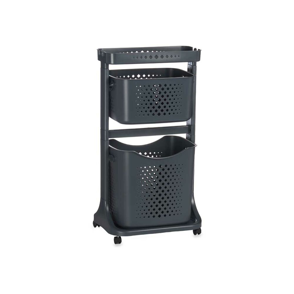 Carrello porta abiti Antracite polipropilene (33 x 81 x 44 cm)