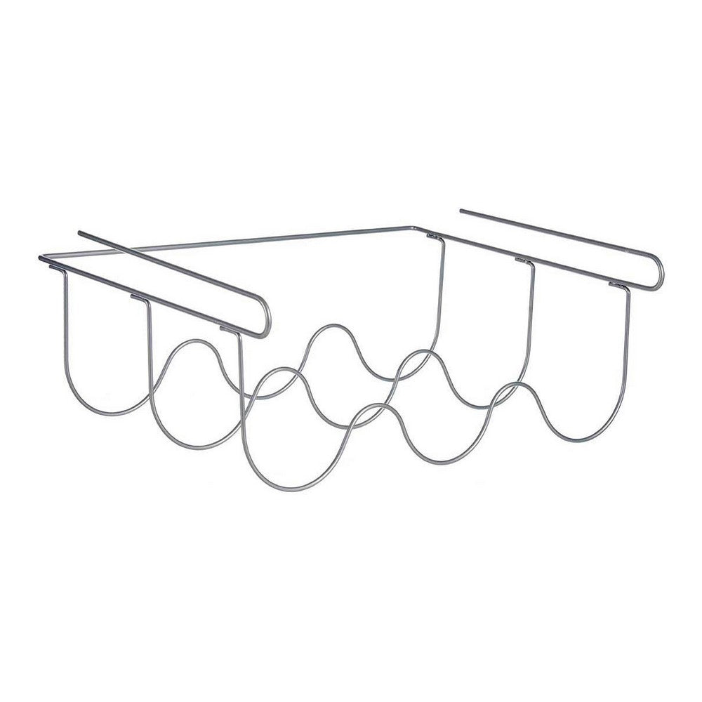 Supporto per Bottiglie Frigorifero Metallo Argentato (30 x 15 x 40 cm) (1 pezzi)