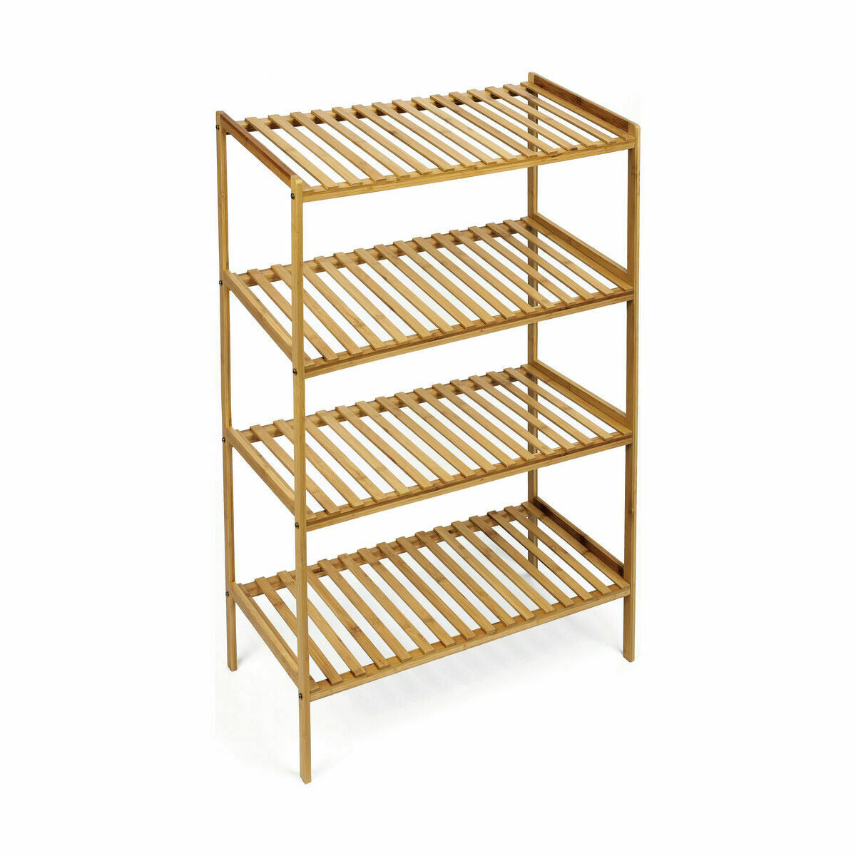 Scaffale Confortime Marrone 4 Mensole Bambù 70 x 35 x 100 cm (2 Unità)