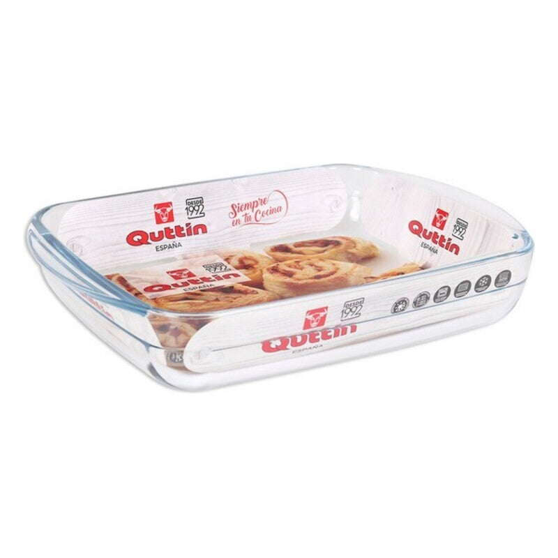 Teglia da Cucina Quttin Vetro Dreptunghiular