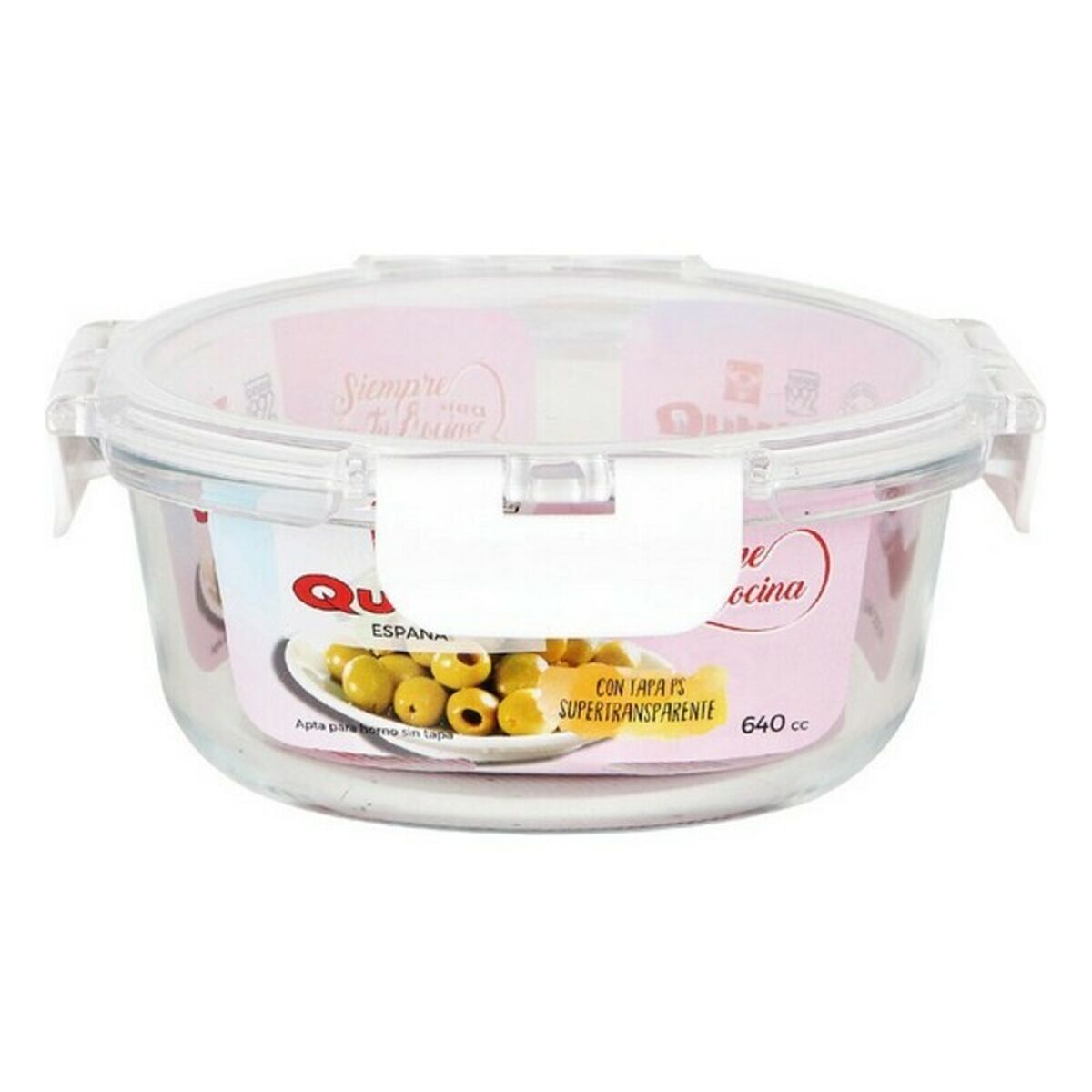 Porta pranzo Ermetico Quttin Trasparente Acrilico