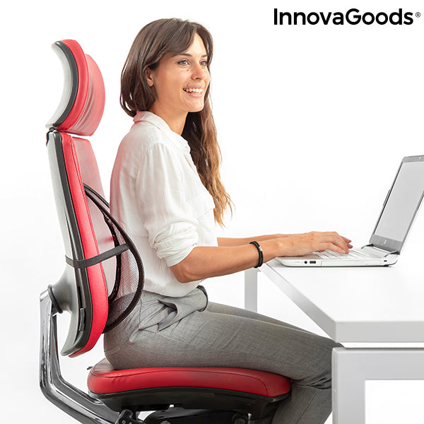 Supporto Lombare Portatile Traspirante Backonfy InnovaGoods