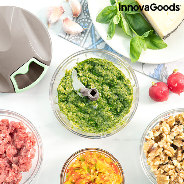 Mini Tritatutto Manuale con Corda Spinop InnovaGoods