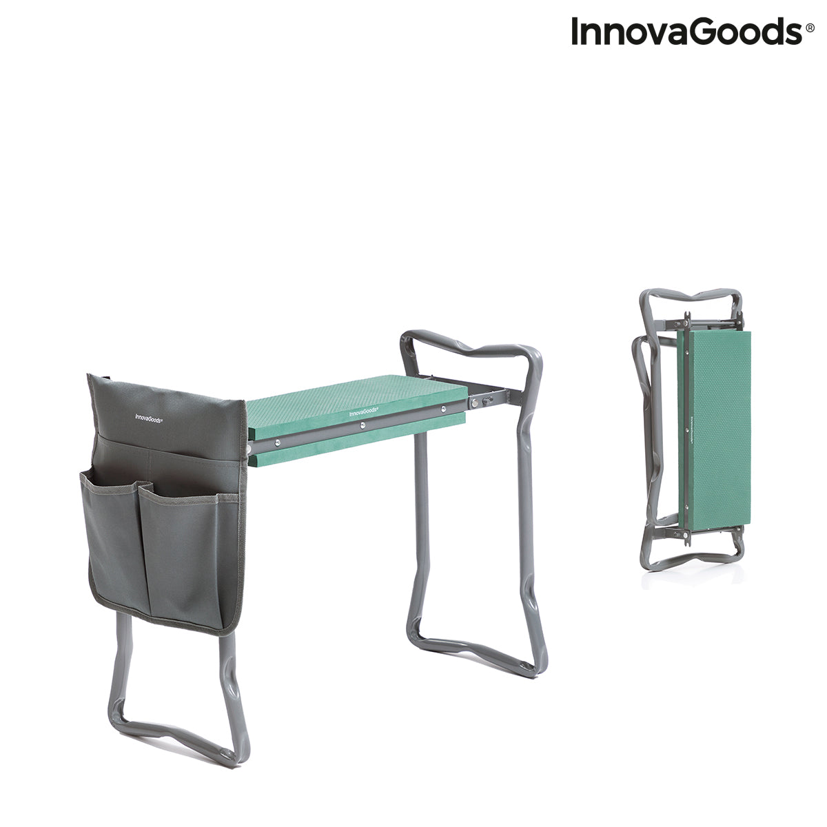 Panca Pieghevole per Giardinaggio con Borsa per gli Attrezzi 3 in 1 Situl InnovaGoods