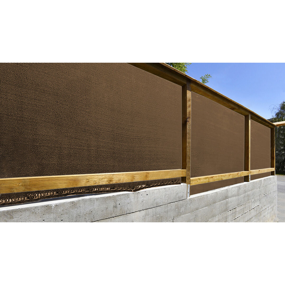 Rete per Nascondere Fun&Go Premium Marrone Polietilene (2 x 5 m)