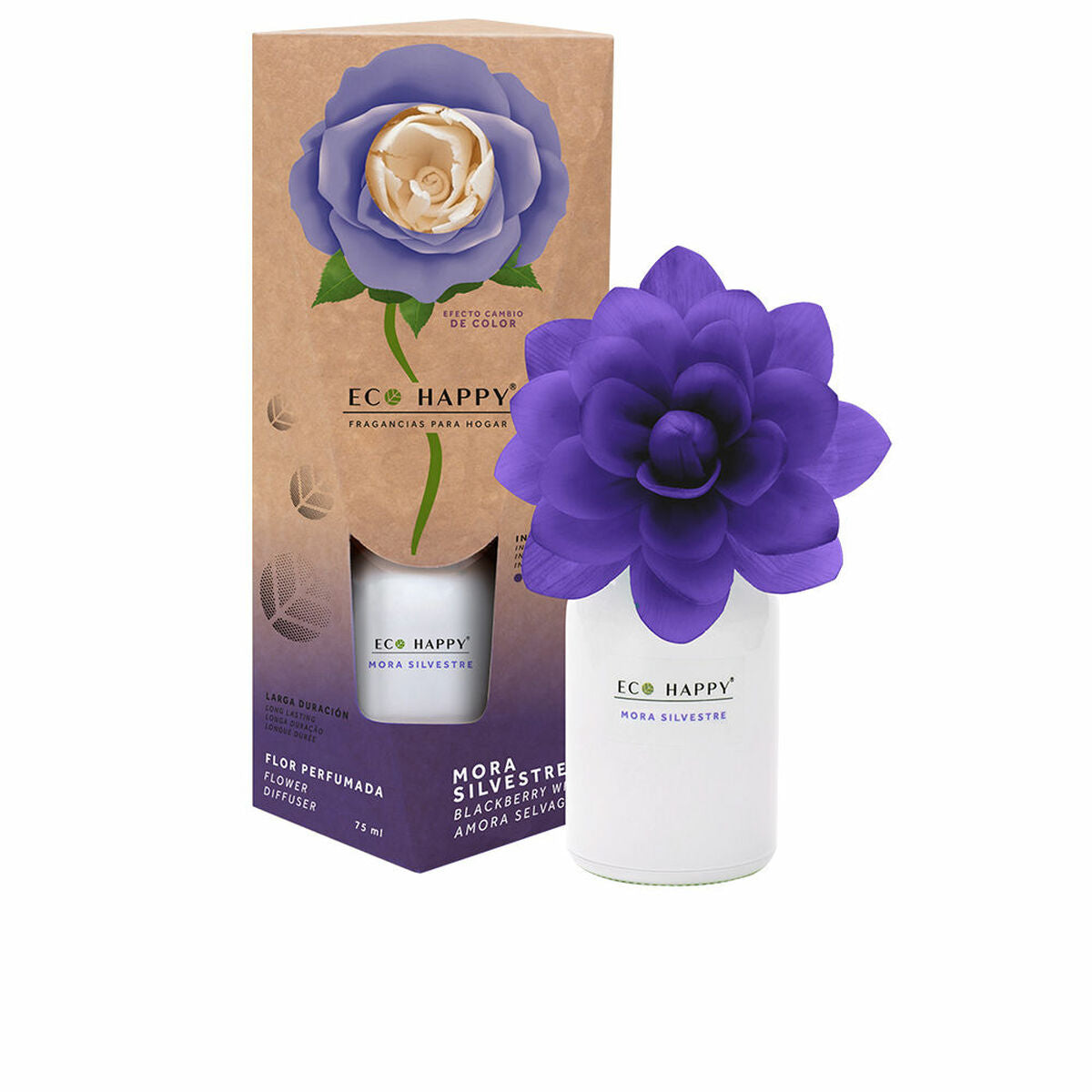 Deodorante per Ambienti Eco Happy Fiore Mora (75 ml)