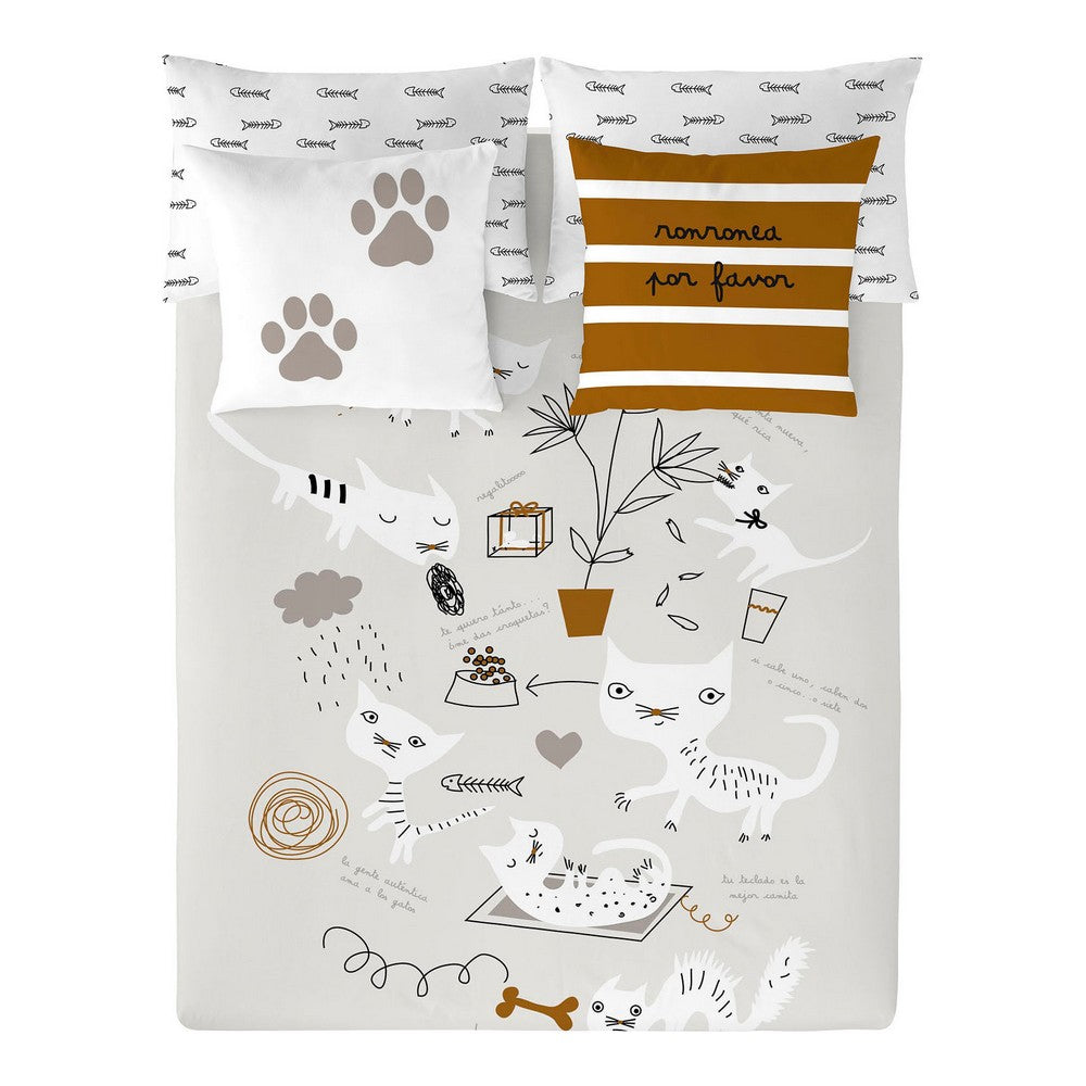 Copripiumino Panzup gatti (260 x 220 cm) (Osimano)