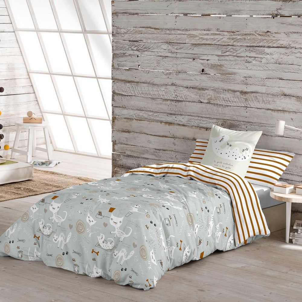 Copripiumino Panzup gatti (260 x 220 cm) (Osimano)