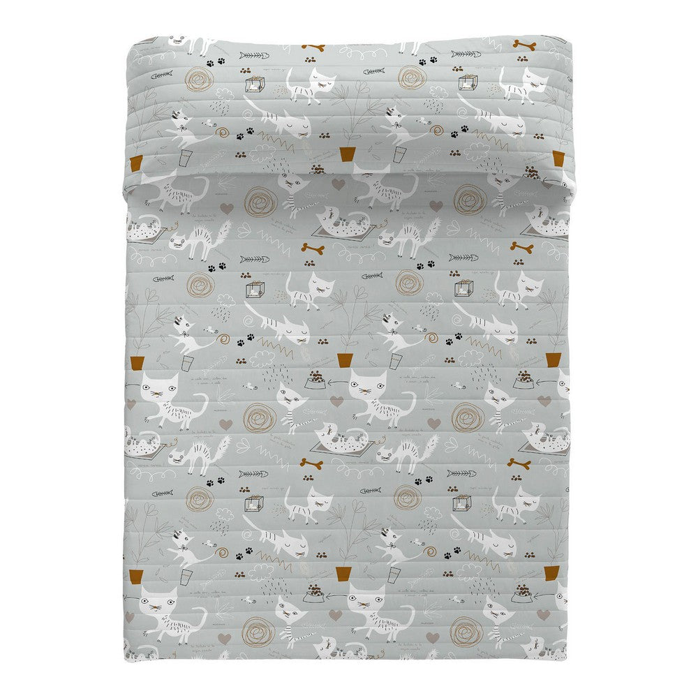 Trapunta Panzup Cats 3 (250 x 260 cm) (Letto da 150/160)