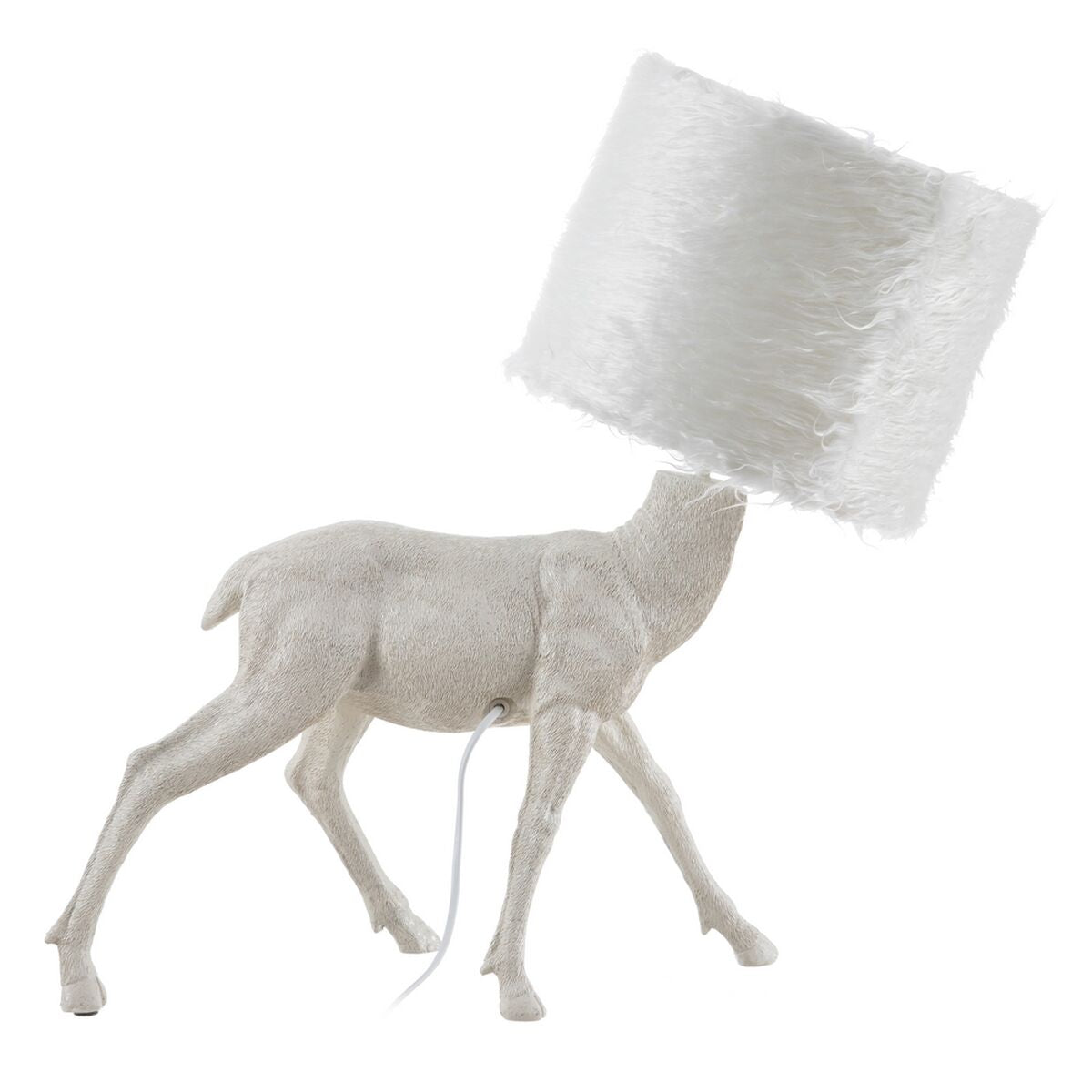Lampada da tavolo 61 x 26 x 55 cm Bianco Poliresina