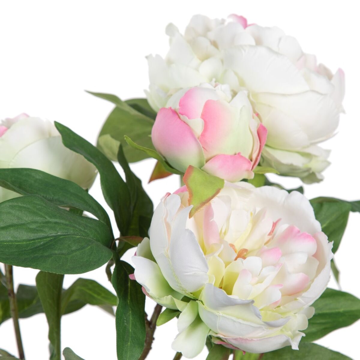 Pianta finta 36 x 30 x 44 cm Crema Peonia