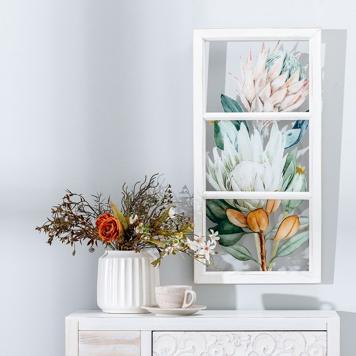 Tela Fiori 32 x 1,8 x 64 cm