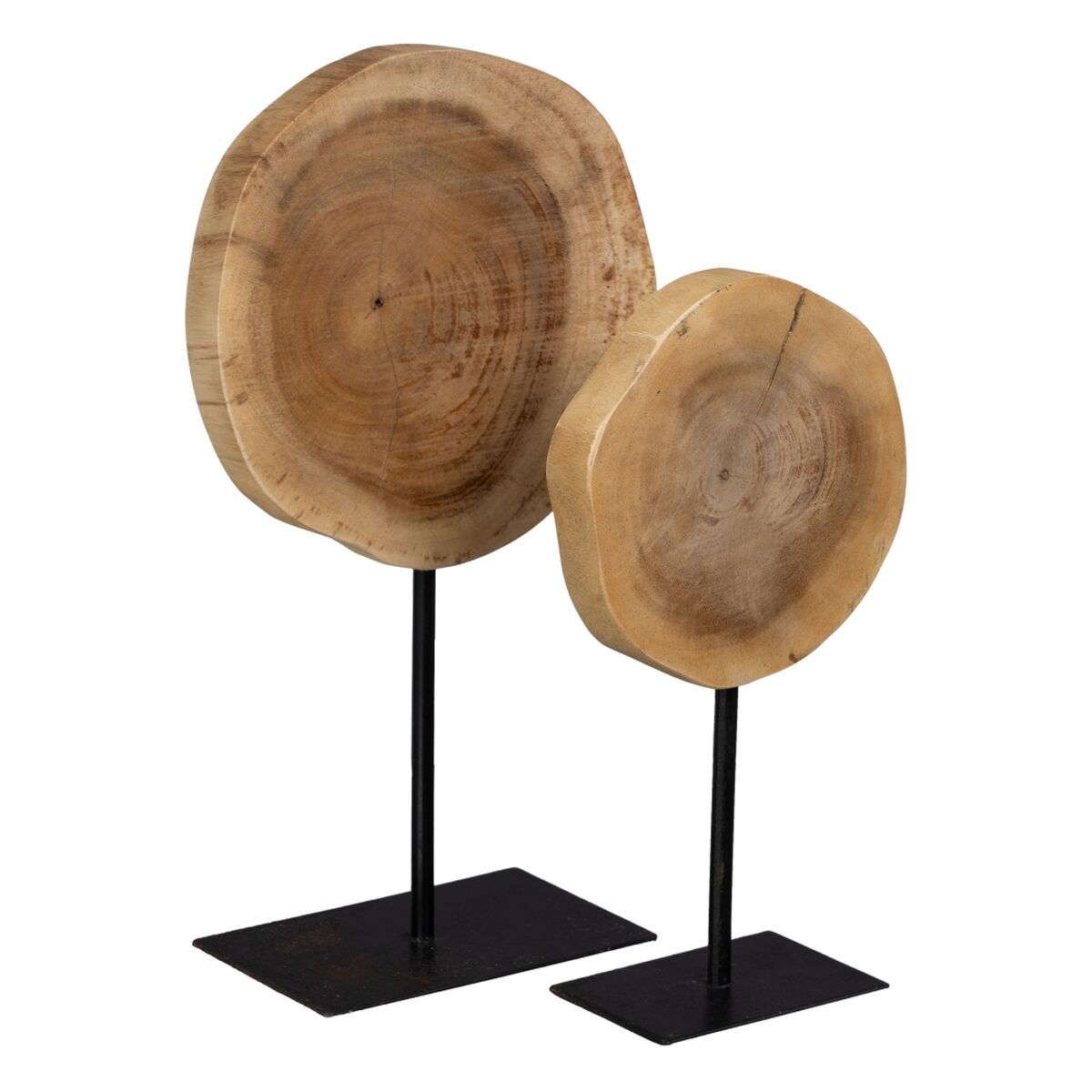 Statua Decorativa Naturale Nero 17 x 17 x 31 cm