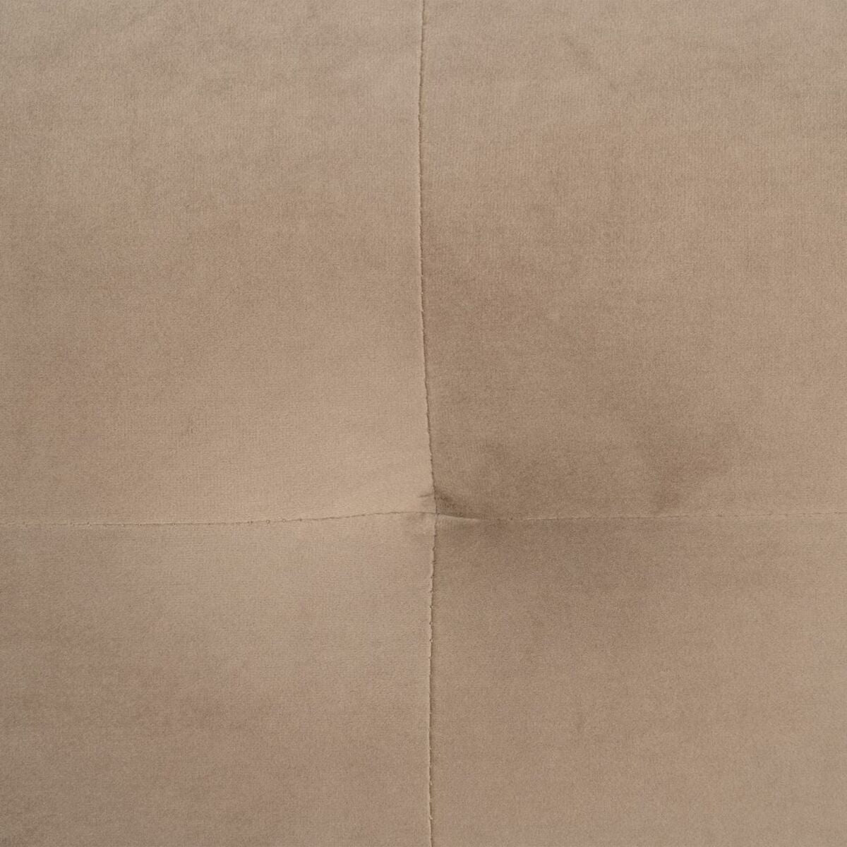 Divano 156 x 81 x 72 cm Champagne Tessuto Sintetico Legno Velluto